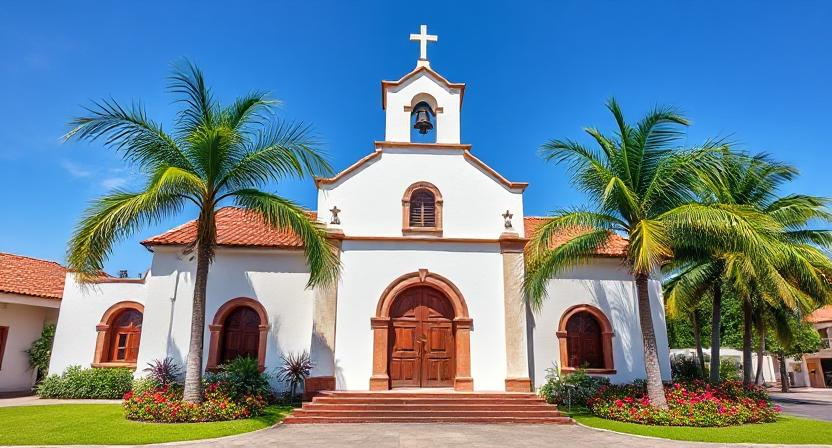 Colonial Church in Costa Rica