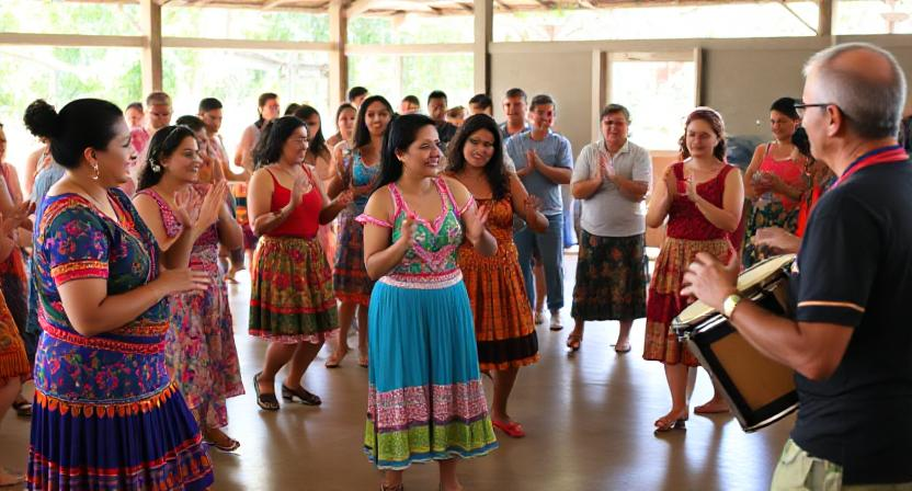 Traditional dance and music workshop in Costa Rica