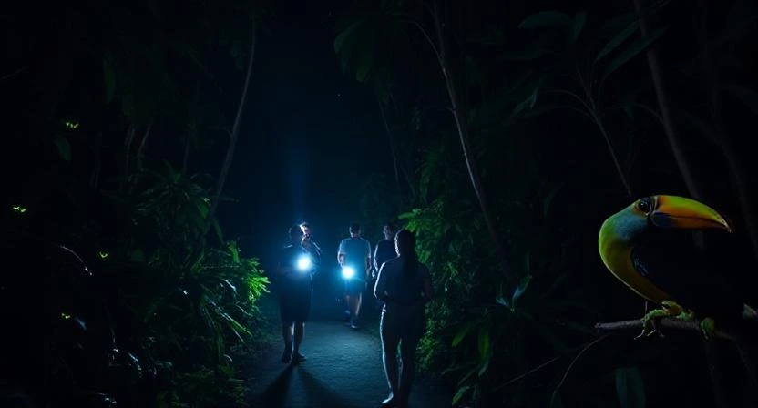 Night Tour in Costa Rica jungle