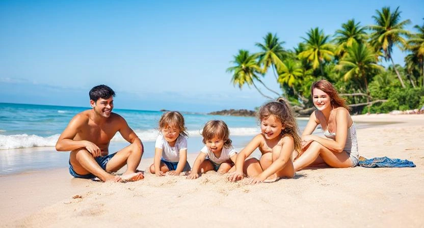 Children having fun on a family-friendly tour in Costa Rica