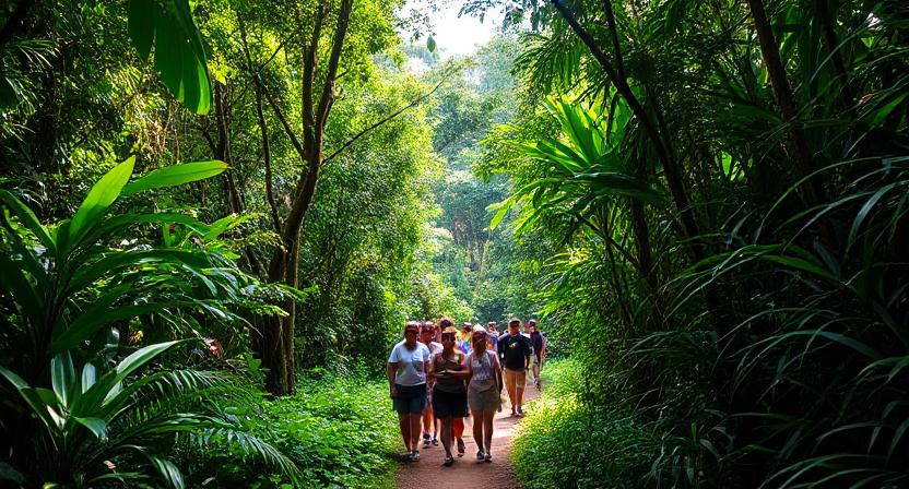 Jungle sightseeing tour in Costa Rica